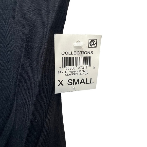 Charter Club Macy's Lace Trim Chemise Nightgown Black XS New - Picture 5 of 7